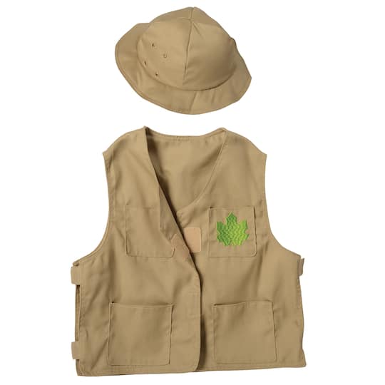 Cre8tive Minds&#xAE; Nature Explorer Toddler Vest &#x26; Hat Dress-Up Set